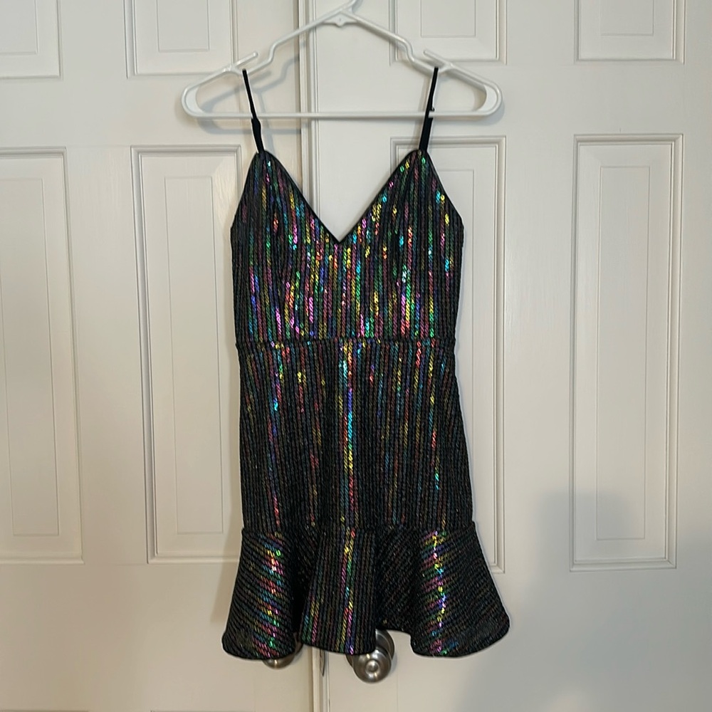 Sequined party dress XS